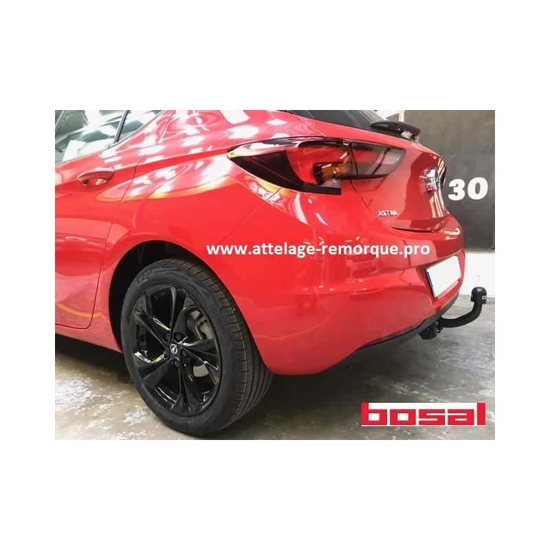 ATTELAGE OPEL ASTRA K HAYON 2020 COL DE CYGNE BOSAL