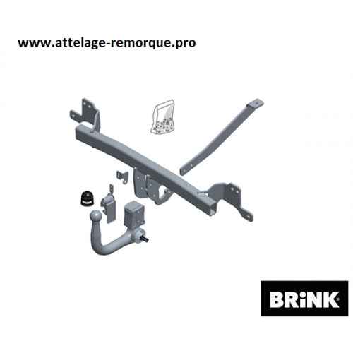 ATTELAGE SOLUTION POUR PORTE VELOS DETACHABLE EN DIAGONAL BRINK THULE